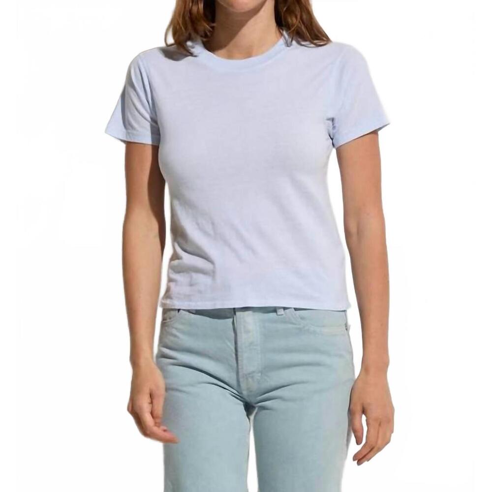 NEW ASHER amelia vintage tee in ice blue